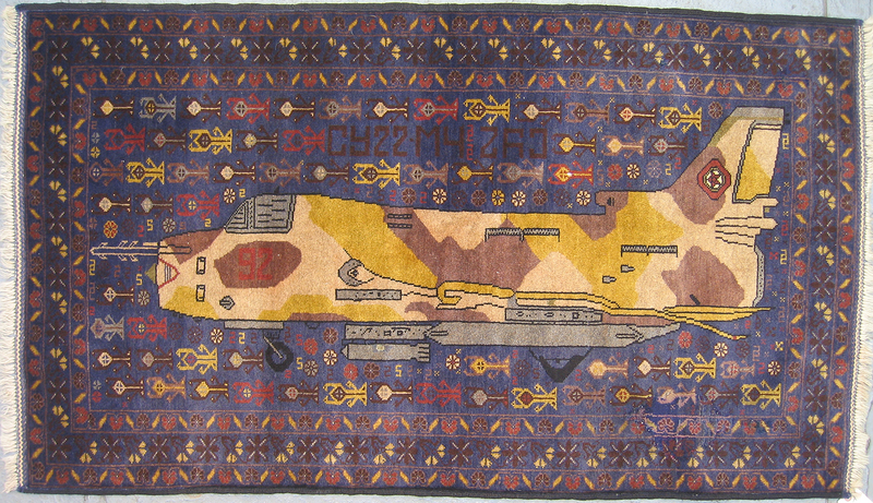 Illustration for article titled These Traditional-Style Afghani Rugs Were Inspired By Modern Warfare